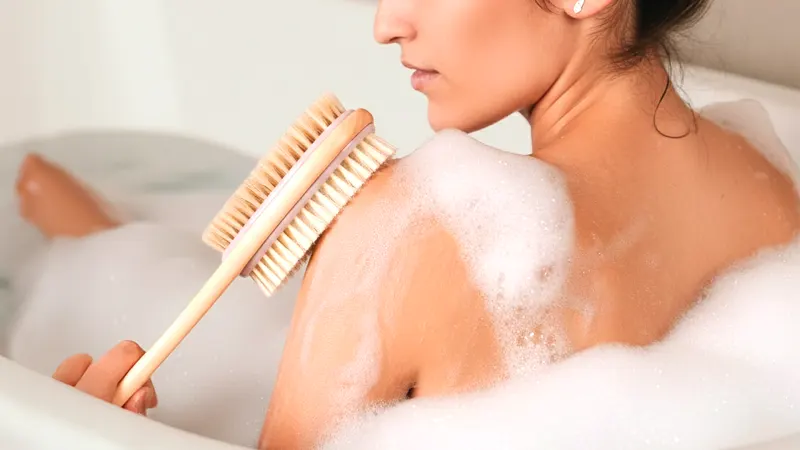 Cheer Collection Double-Sided Shower Body Brush