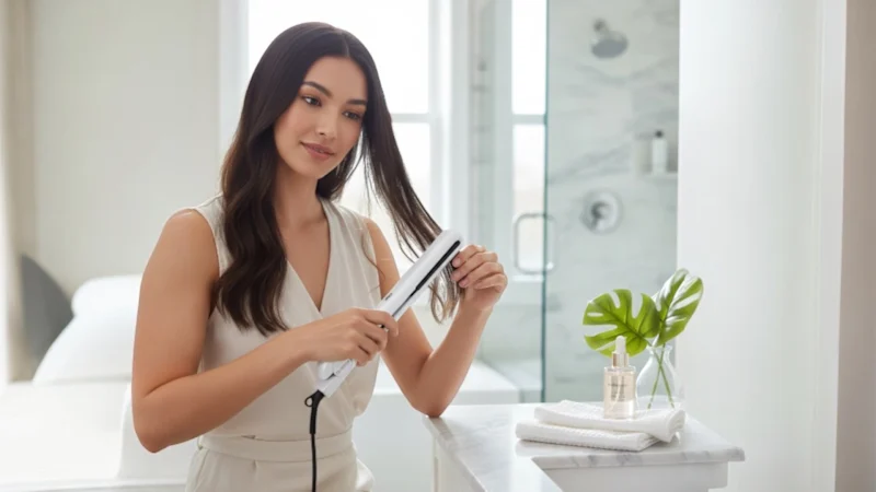 Bellezza Lux Beauty Solid Ceramic Flat Iron