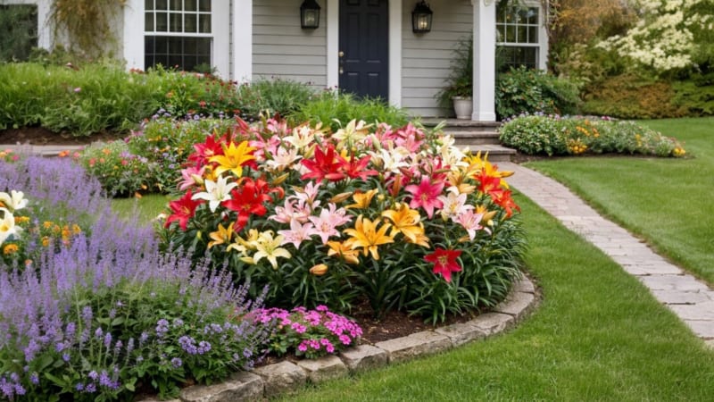 Paquete de 10: Bulbos de flores mixtas coloridas Touch Of ECO Lilium Oohs & Aahs o Columbine