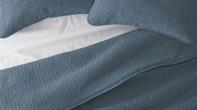 Cloth & Gable Floral Stitch Quilted Coverlet Set