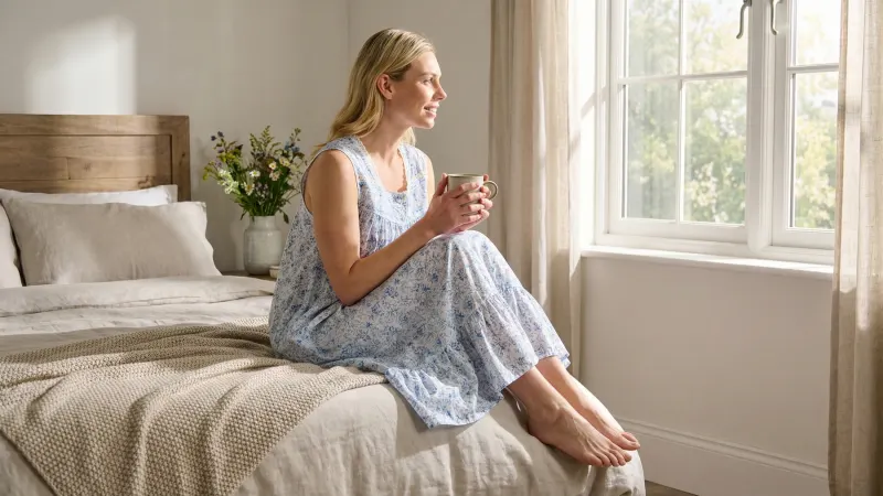 The Summer Meadow Cotton Nightgown