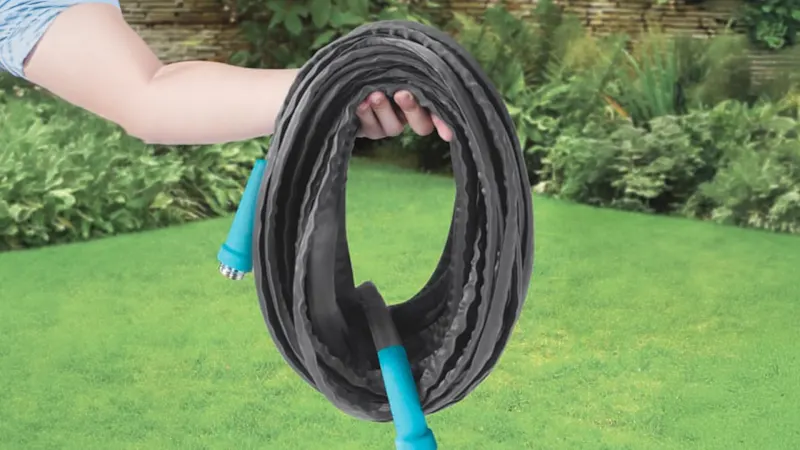 2-Pack: Aqua Joe 50' Superlight FiberJacket Garden Hoses