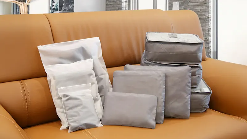 Fresh Fab Finds 9-Pc Water-Resistant Clothing Storage & Packing Cubes