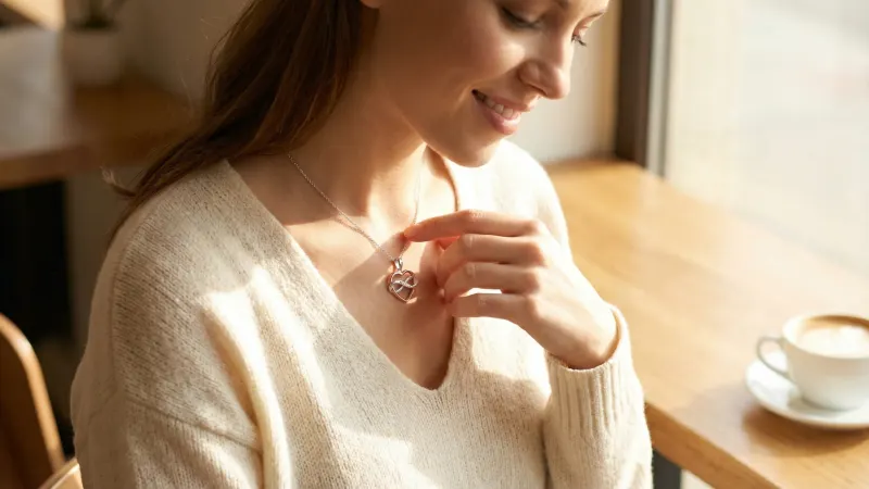 The Diamond Infinite Love Hallmarked Pendant