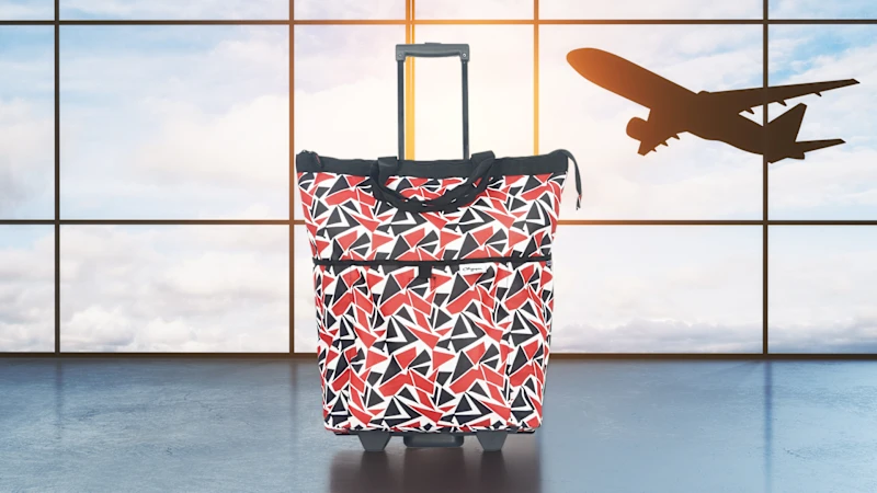 Olympia USA Fashionista Rolling Carry-On Tote Bag