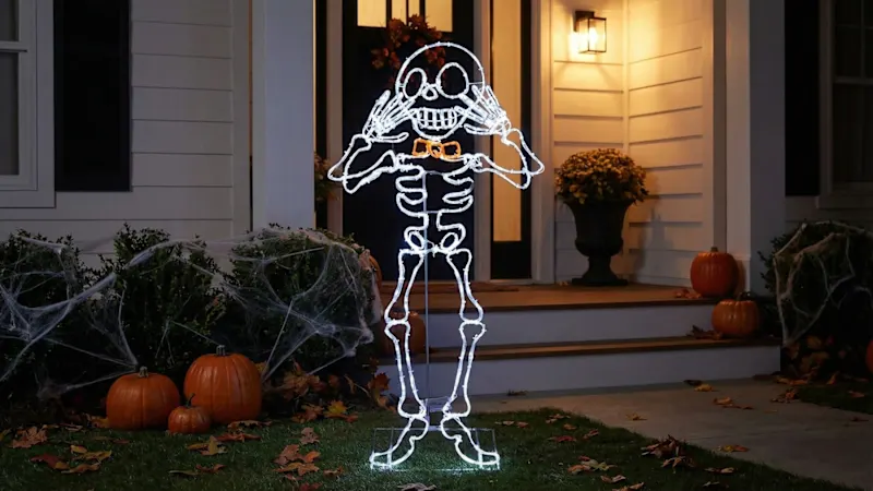 50" Animated Headless Skeleton