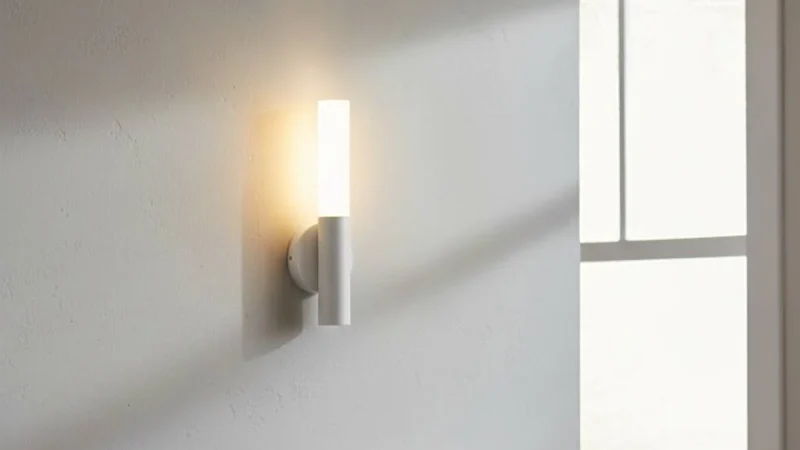 Infinite Basics Stick On LED Night Light Wall Sconce