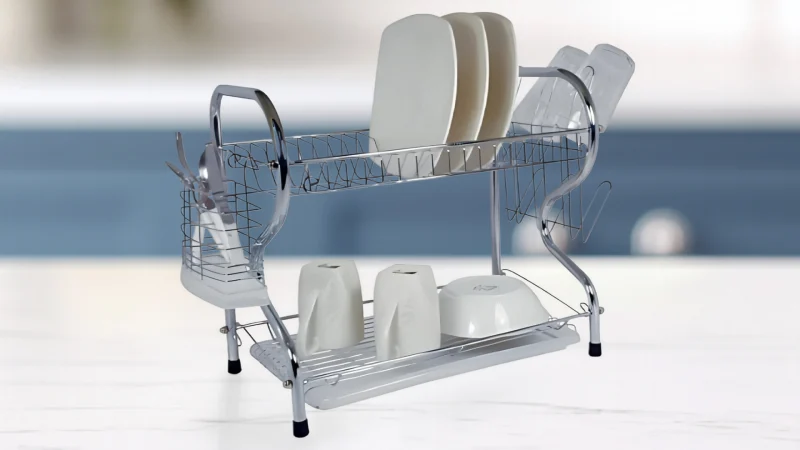 Better Chef 2-Tier Chrome Dish Rack