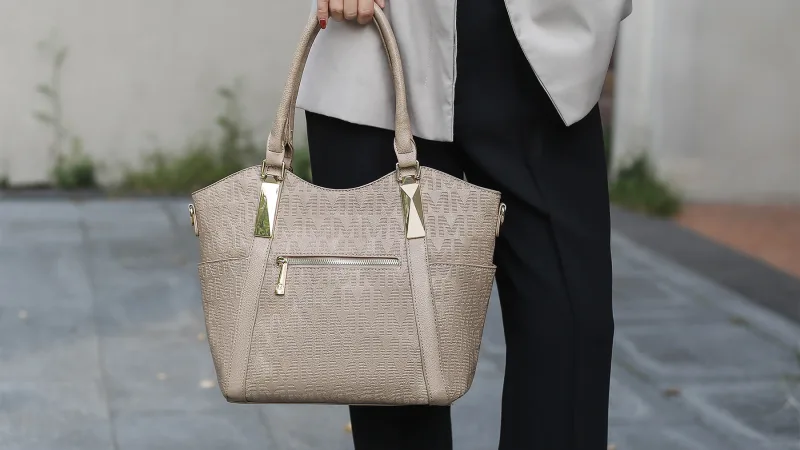 MKF Collection Hazel Vegan Leather Tote Handbag by Mia K