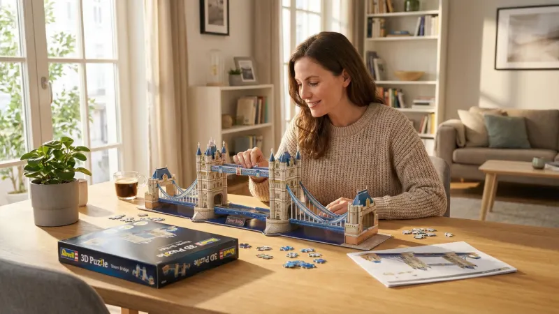 The 3D Tower Bridge Puzzle