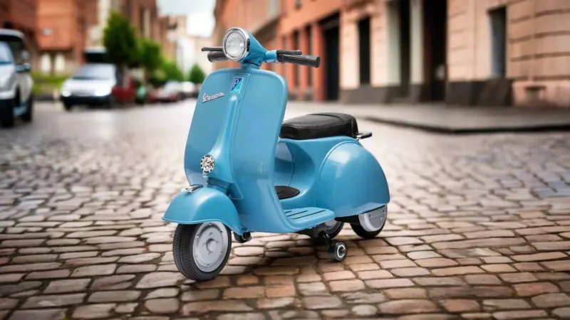 The Electric Vespa Ride-On Scooter