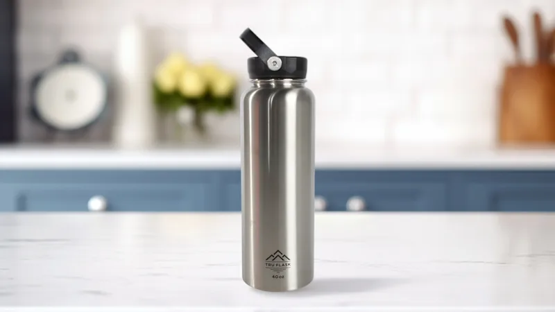 2-Pack: Tru Flask 40oz Insulated Bottles