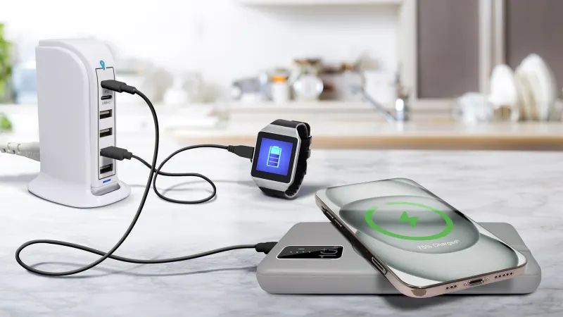 2-Pack: Aduro PowerUp PD Multi-Port Charging Station