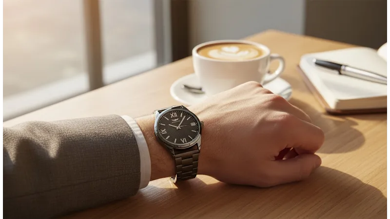 Gianello Interchangeable 3-Strap Watch Set