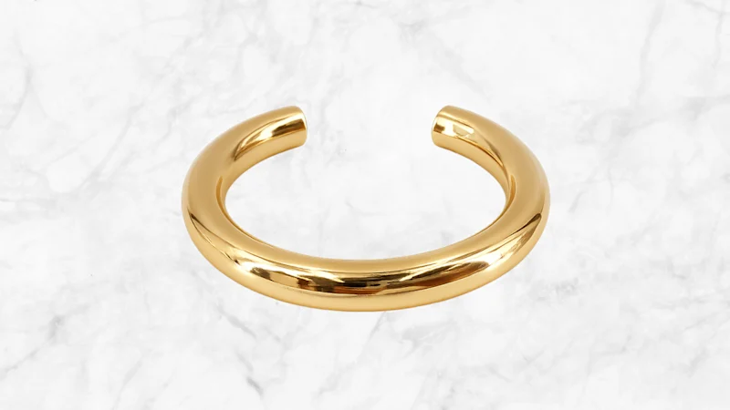 LOREN + OLIVIA Gold Cuff Bracelet