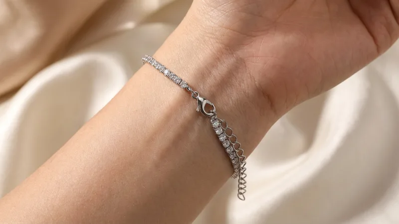 Ice de Jardin  Pulsera Tennis 2.0 Quilates TW