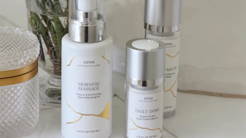 ESTAS Essentials Premium 3-Step Scar Care Set (Cleanser, Serum & Mask)