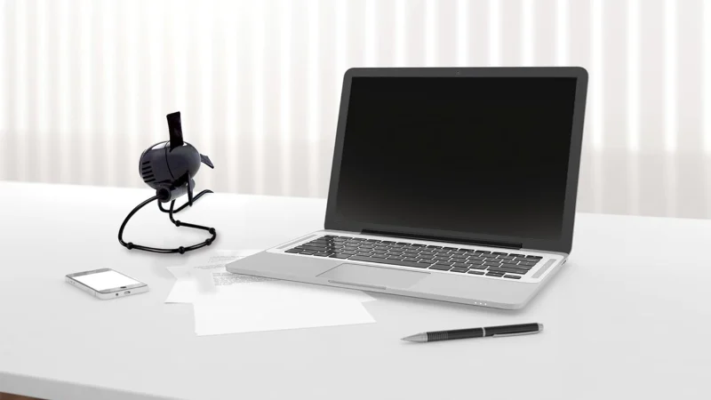 The Set of Two Compact Personal Cooling Fans