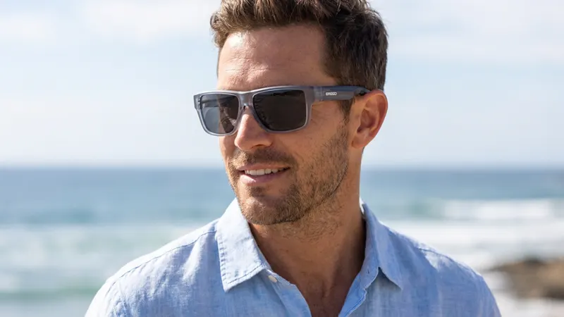 BREED Axion Gafas de Sol Wayfarer Polarizadas para Hombre