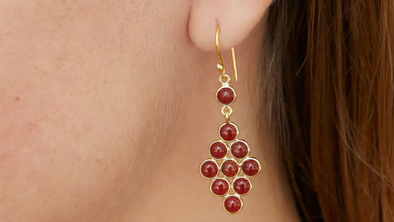 The Gold-Plated Waterfall Earrings