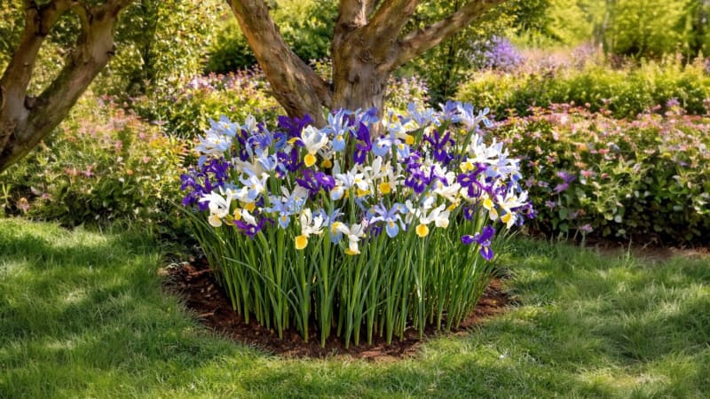 Paquete de 45: Bulbos de Flores Mezcla Darling Dutch Iris Touch Of ECO