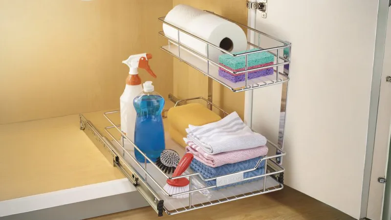The Two-Tier Cabinet Organizer
