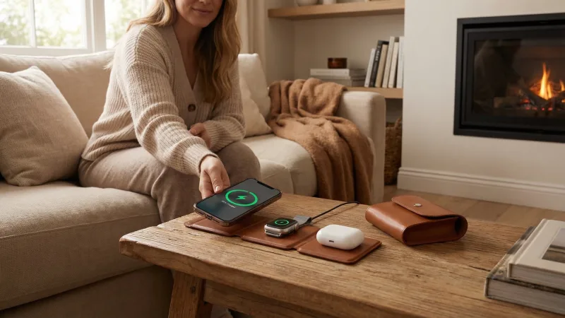 The Foldable Apple Device Travel Charger