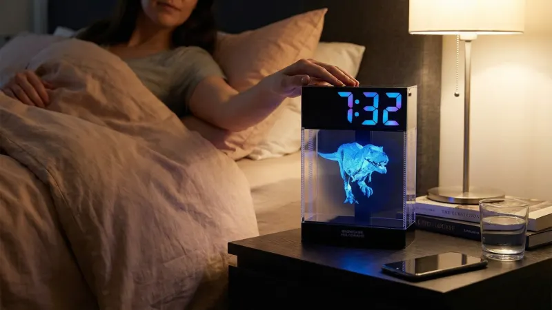 The Holographic Digital Clock