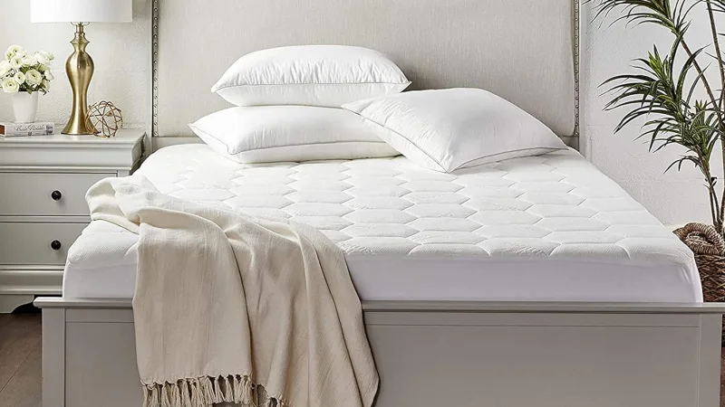 Zen Mattress Cooling Bed Topper and Waterproof Protector with Deep Pockets