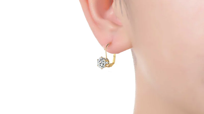 Rachel Glauber Aretes Solitarios Colgantes Modernos