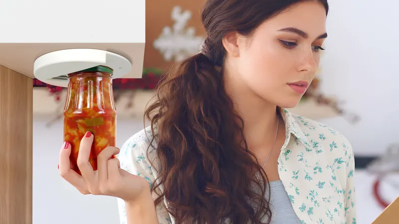 Space & Home Easy Twist Under Cabinet Jar Opener