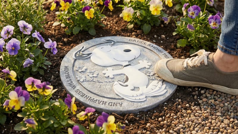 The Dancing Snoopy Stepping Stone