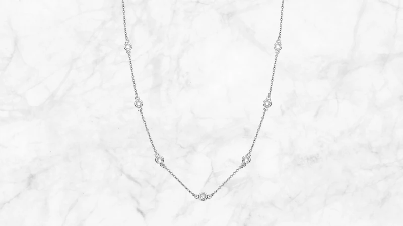 The Circular Accents Long Necklace