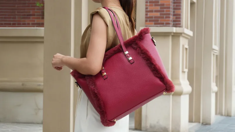MKF Collection Liza Bolso Tote Cuero Vegano y Piel Sintética por Mia K