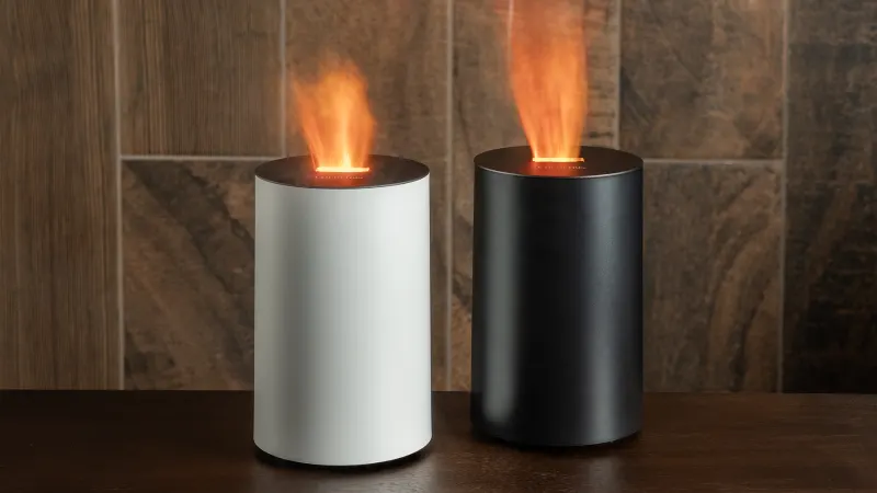 2-Pack: COLDFIRE by Illure Faux Fire Tabletop Decor
