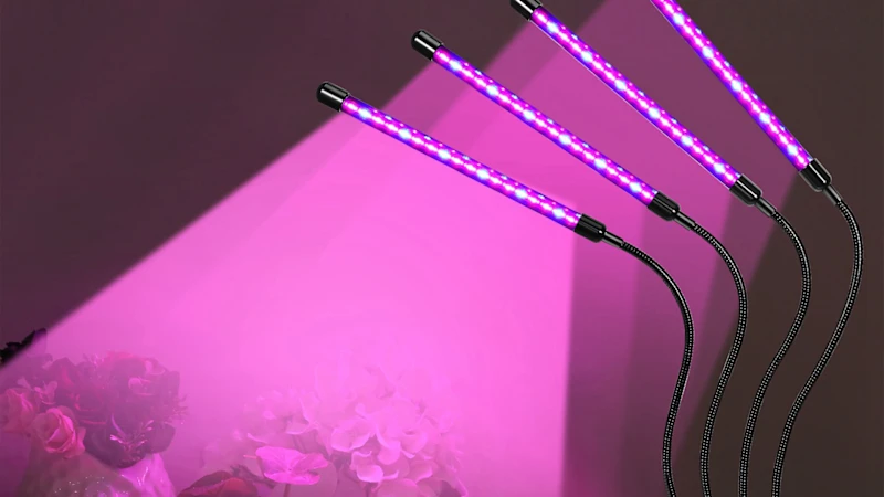 Fresh Fab Finds 4-Head 80W LED Plant Grow Light