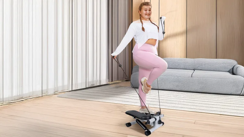 The Compact 4-Piece Mini Fitness Stepper Set