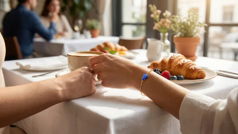 The Faceted Lapis Lazuli Bracelet