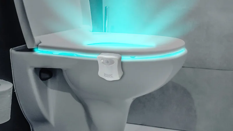 2-Pack: Bright Basics Universal Motion Activated Toilet Bowl Light
