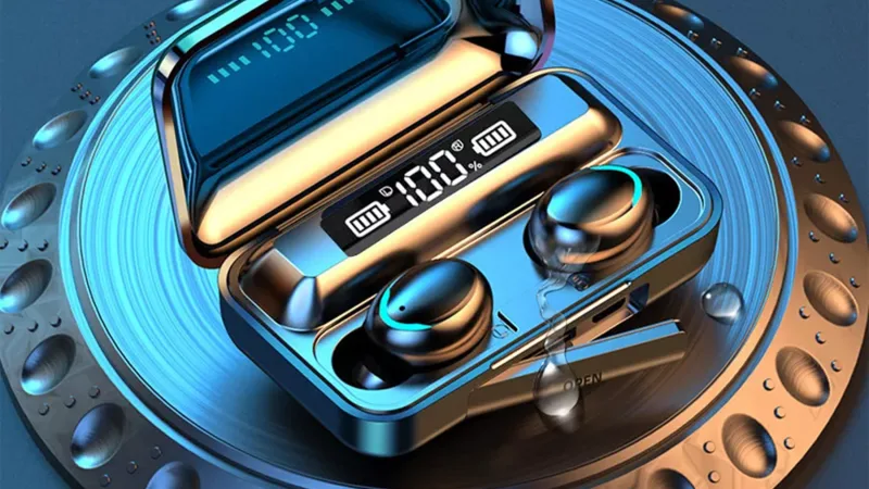 Paquete de 2: Vysn Flux Auriculares  Inalámbrica con Estuche de Carga