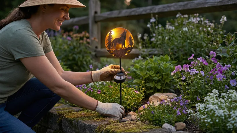 The Nature's Glow Solar Stake