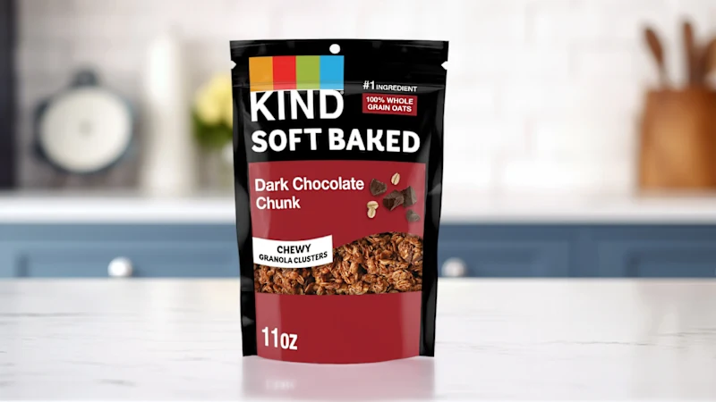 5-Pack: KIND Soft Baked Dark Chocolate Chunk Granola Clusters