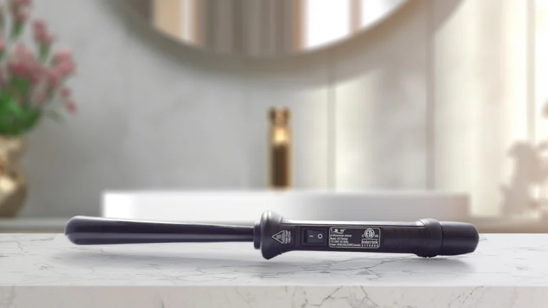 ISO Beauty The Twister Tapered Tourmaline-Infused Ceramic Pro Curling Wand