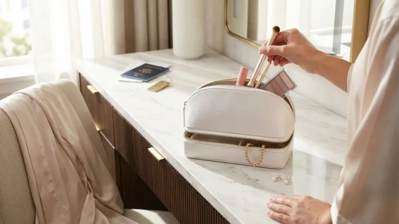 The Jewelry And Makeup Travel Organizer