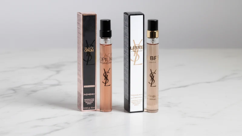 Yves Saint Laurent 2-Piece Black Opium and Libre Flowers & Flames EDP Spray Set