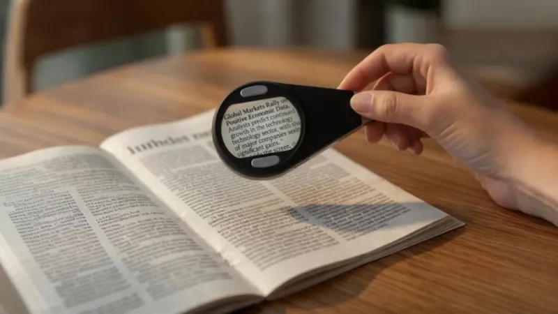 The HD Pocket Electronic Magnifier