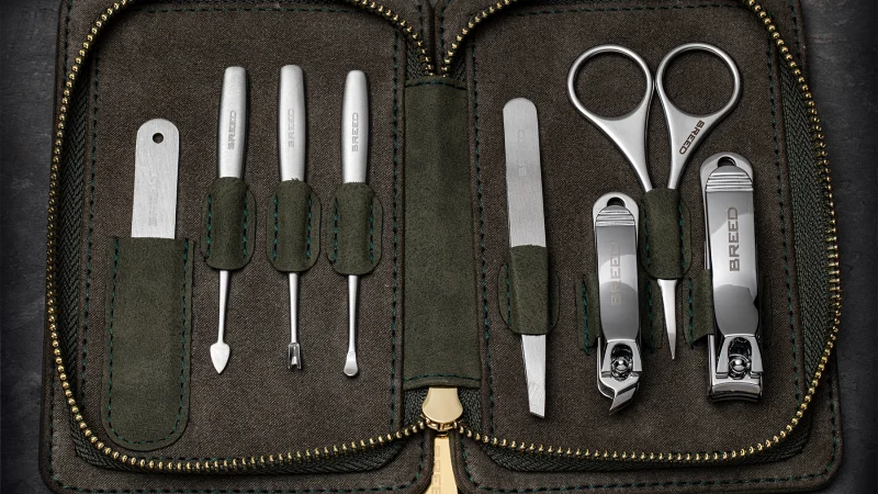 Breed Katana Kit de Aseo de Acero Quirúrgico de 8 Piezas o 4 Piezas