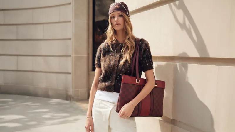 MKF Collection Fabiola Bolso Tote y Cartera 2 Piezas Cuero Vegano por Mia K