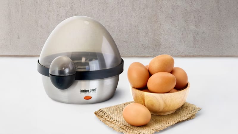 Egg Cooker With Stainless Steel Base