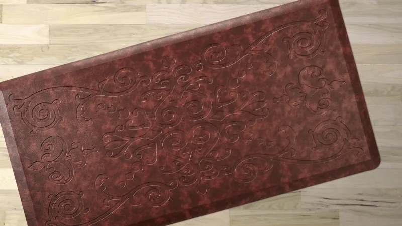 J&V Textiles Medallion Embossed Anti-Fatigue Mat